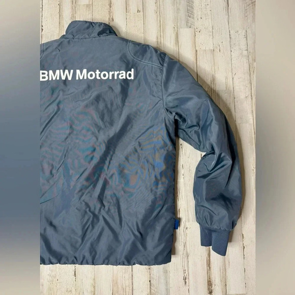 BMW Motorrad Jacket Medium Navy Blue Men Motorcycle Nylon - Picture 7 of 11